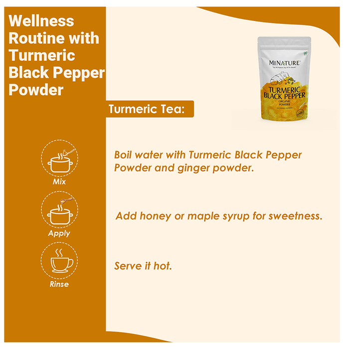 Minature Turmeric Black Pepper Organic Powder | Swadesiicart