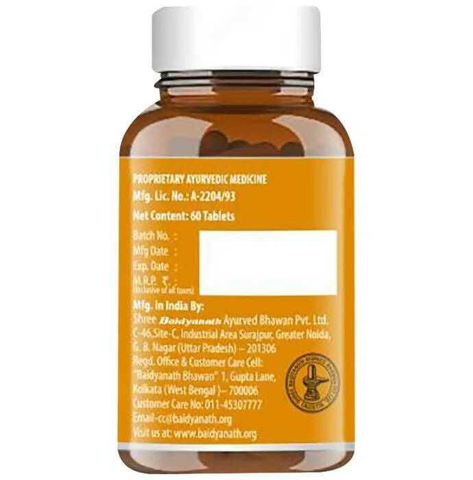 Baidyanath Kolkata Triphala Tablets | Classical Ayurvedic Digestive & Detox Supplement - Swadesiicart