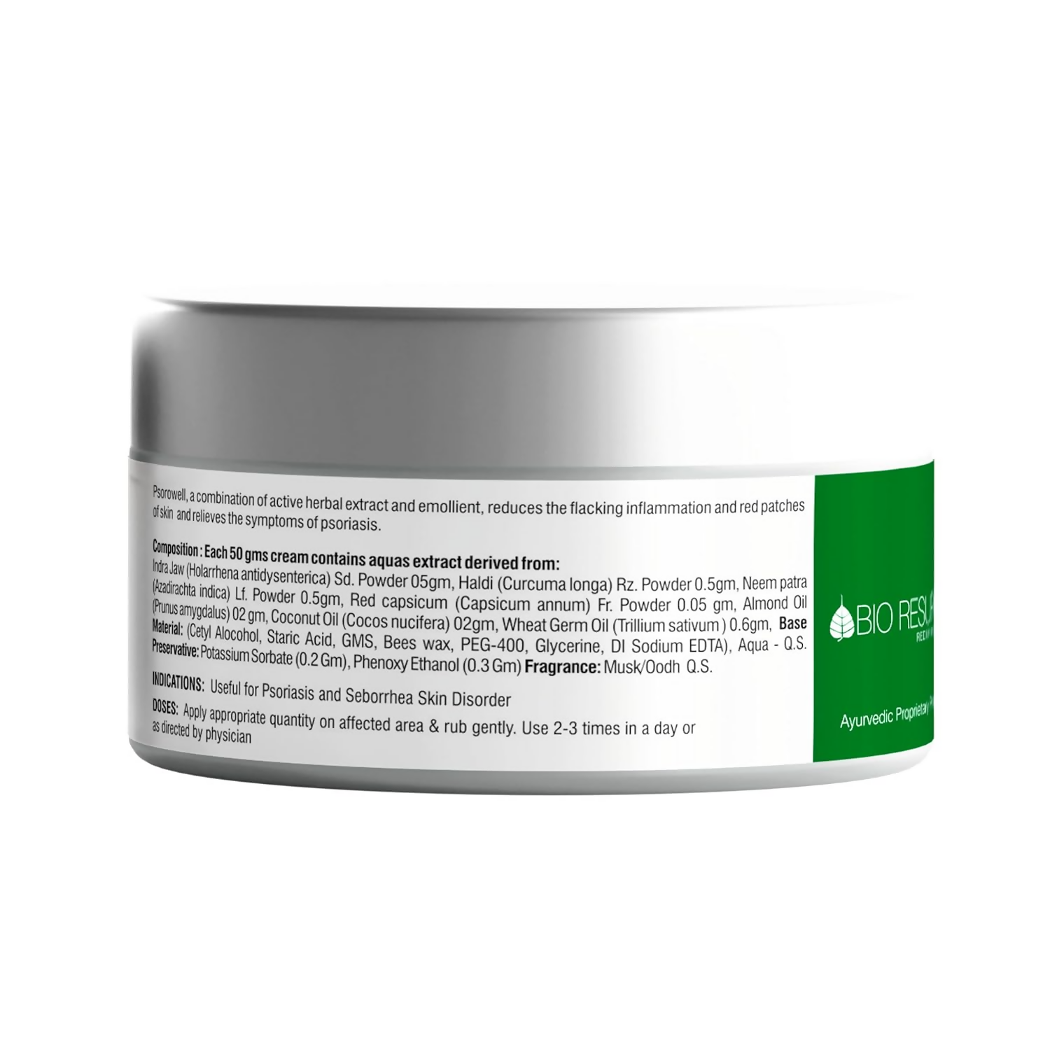 Bio Resurge Life Psorowell Cream - Swadesiicart