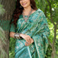 Vishnu Weaves Women's Rama Cotton Silk Woven Saree with Blouse - Swadesiicart