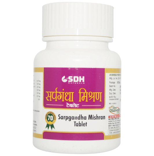 SDH Naturals Sarpagandha Mishran Tablet | Swadesiicart