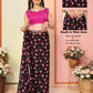 Black Georgette Designer Printed Ready To Wear Saree - Elite | Swadesiicart