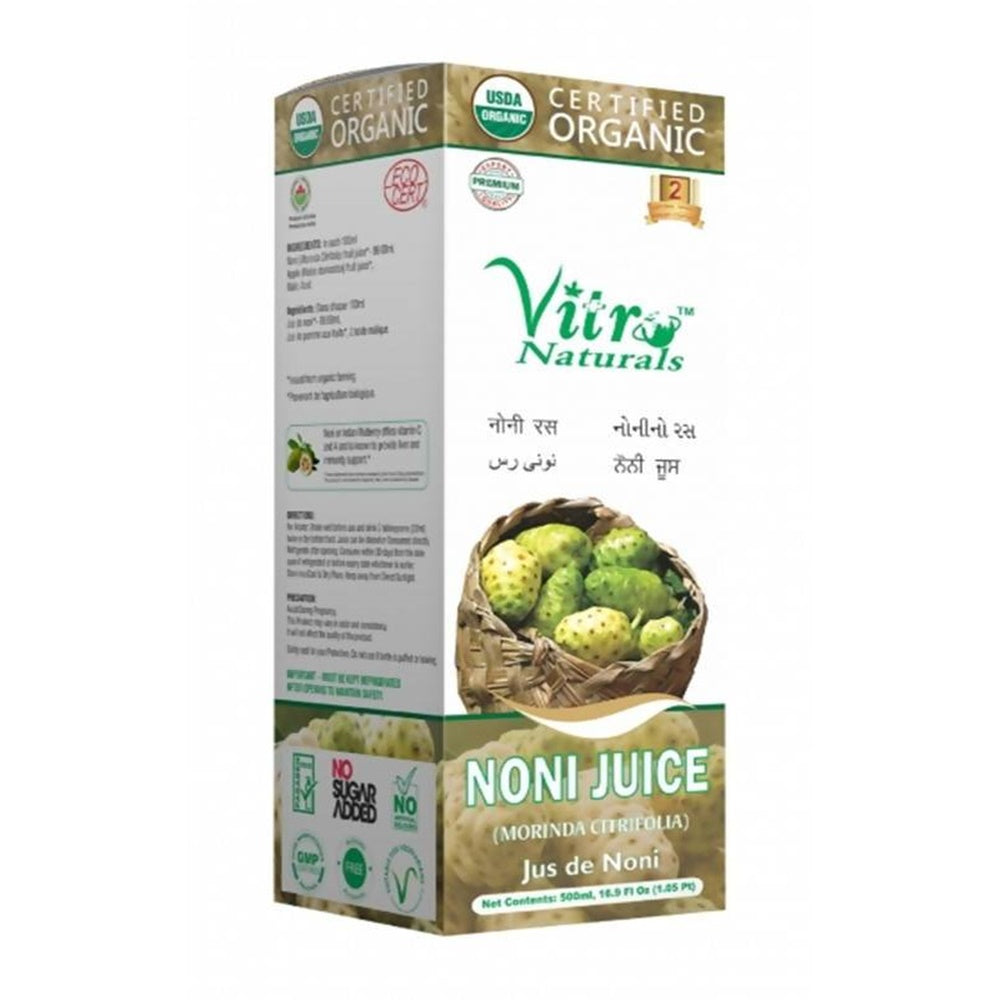 Vitro Naturals Certified Organic Noni Juice | Swadesiicart