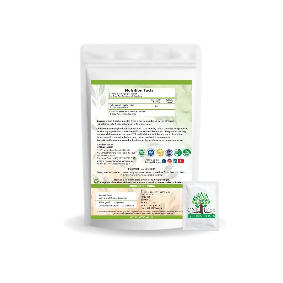 One Tree Ashwagandha Powder - Swadesiicart