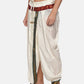 Sethukrishna Men Cream Solid Dhoti Pant | Swadesiicart