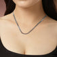NVR Women's Silver-Toned German Silver Oxidised Chain - Swadesiicart
