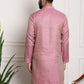 Sojanya Ethnic Motifs Jacquard Silk Cotton Kurta | Swadesiicart