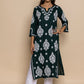 HOUSE OF KARI Chikankari Embroidered Straight Kurta | Swadesiicart