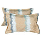 Story@home Grey & Peach-Coloured Striped 180 TC Queen Bedsheet With 2 Pillow Covers - Swadesiicart