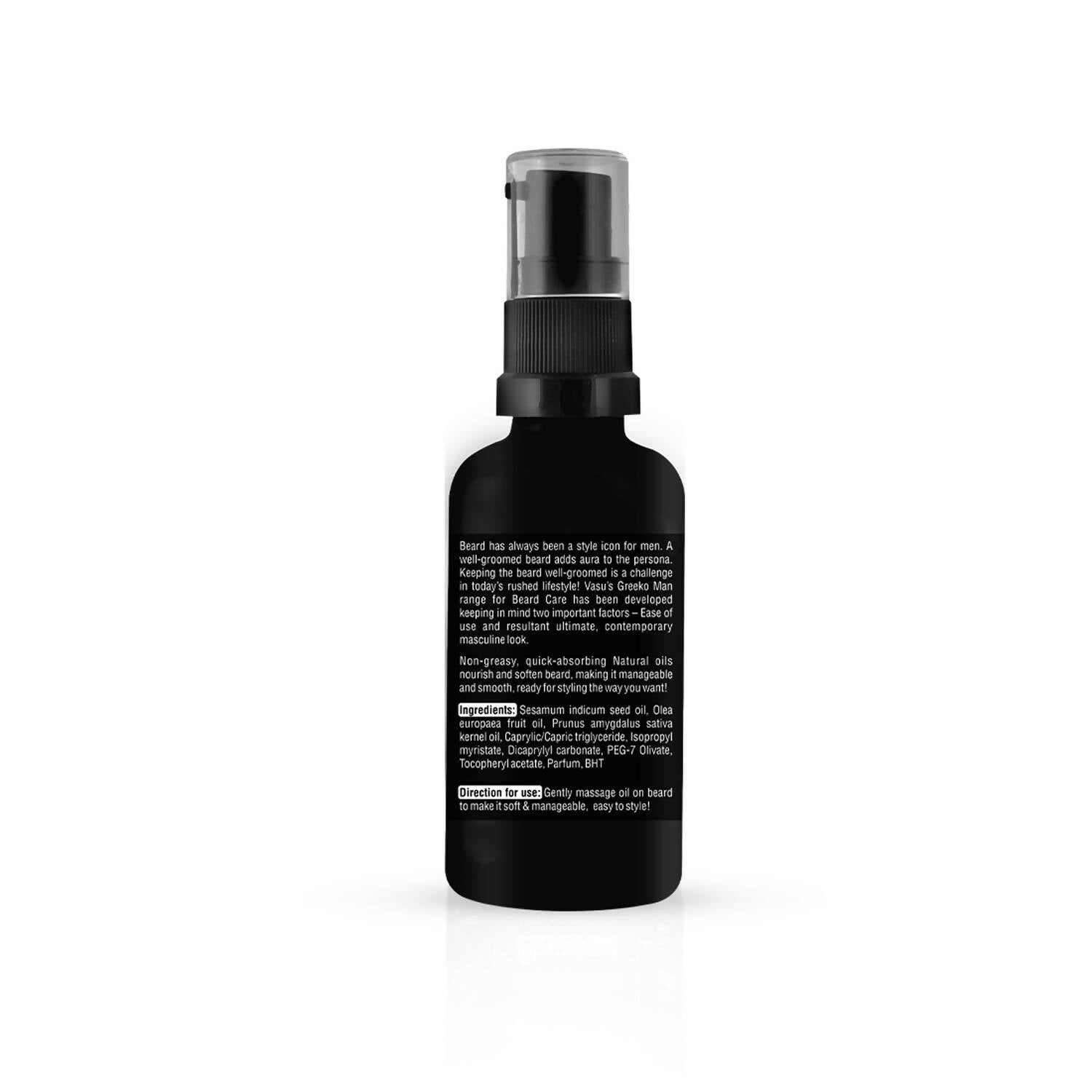 Vasu Healthcare Greeko Man Beard Oil - Swadesiicart