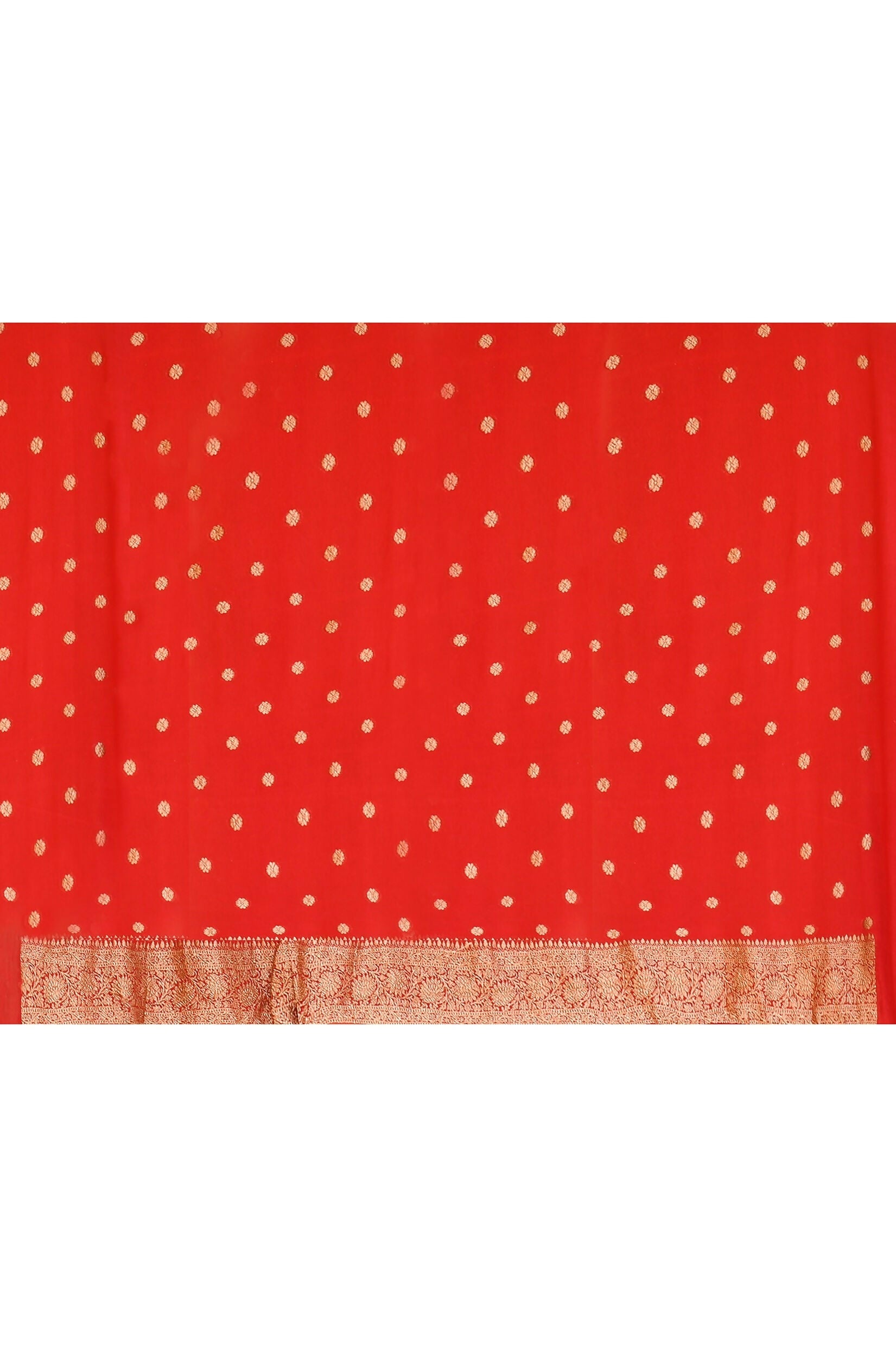 Joban Fashion Hot Pink Crepe Chiffon Pure Handloom Banarasi Silk Saree | Swadesiicart