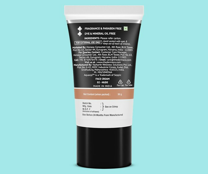 The Derma Co 2% Niacinamide Hydrating BB Cream with 1% Hyaluronic Acid Complex & Aquaxyl - Swadesiicart