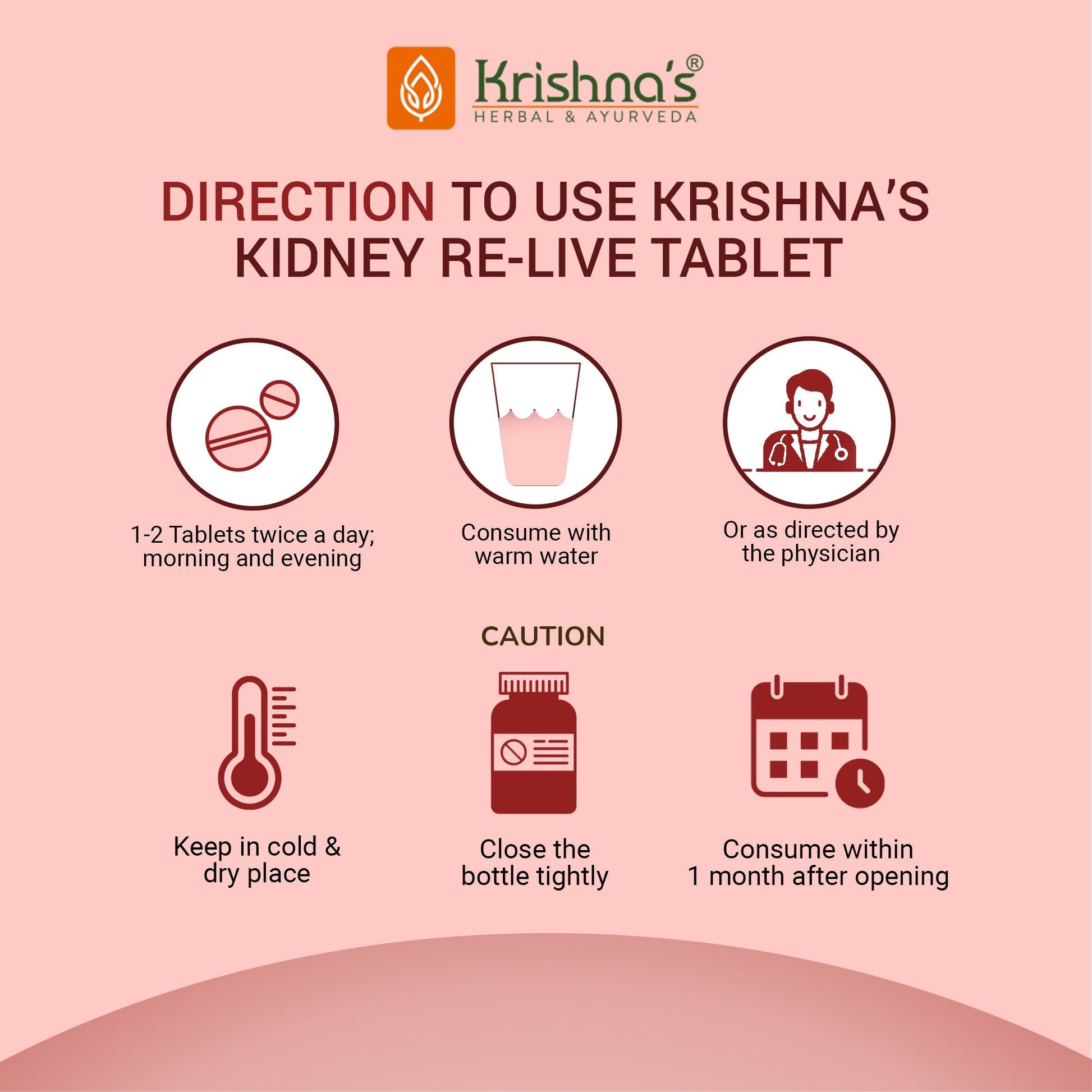 Krishna'S Herbal & Ayurveda Kidney Re-Live Tablets | Swadesiicart