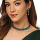 NVR Women Silver-Plated Stone Studded Oxidised Silver Jewellery Set - NR Retail-NVR