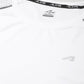Alcis Men White Slim Fit Running T-shirt | Swadesiicart
