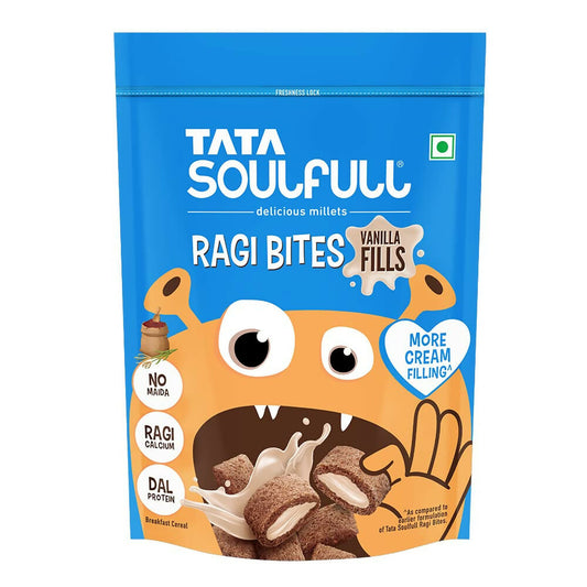 Tata Soulfull Ragi Bites Vanilla Fills Breakfast Cereal - Swadesiicart
