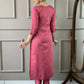 Light Pink Viscose chanderi Stitched Suit With Dupatta - Tanisha | Swadesiicart