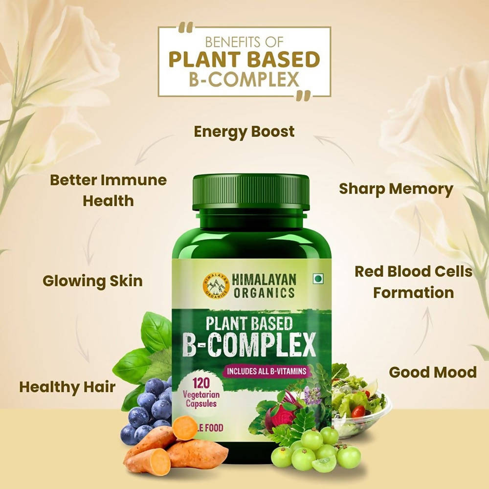 Himalayan Organics Plant Based B-Complex Capsules | Swadesiicart