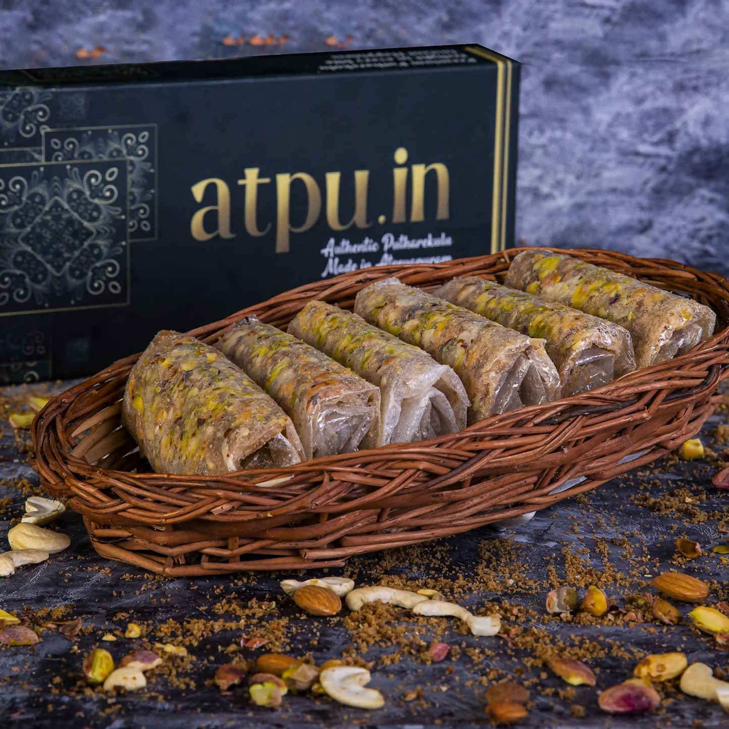 ATPU’s Traditional Dry Fruits Putharekulu with Jaggery (Bellam) | Swadesiicart