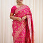 Kalini Floral Woven Design Banarasi Saree | Swadesiicart