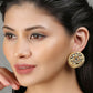 Joban Fashion Women Handcrafted Matte Gold Earrings | Swadesiicart