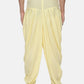 Sethukrishna Men Yellow Solid Dhoti Pant | Swadesiicart