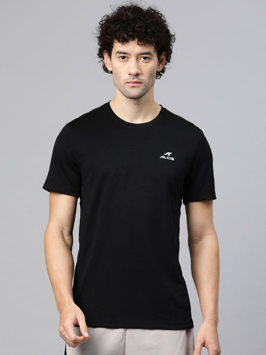 Alcis Men Anti Static Slim Fit T-shirt | Swadesiicart