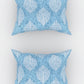 Urban Magic Blue Ethnic Motifs Printed Cotton 104 TC Queen Bedsheet With 2 Pillow Covers - Swadesiicart