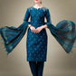 Jyoti Fashion Women's Morpich Cotton Blend Embroidery & Sequence work Kurta with Trouser & Dupatta | Swadesiicart