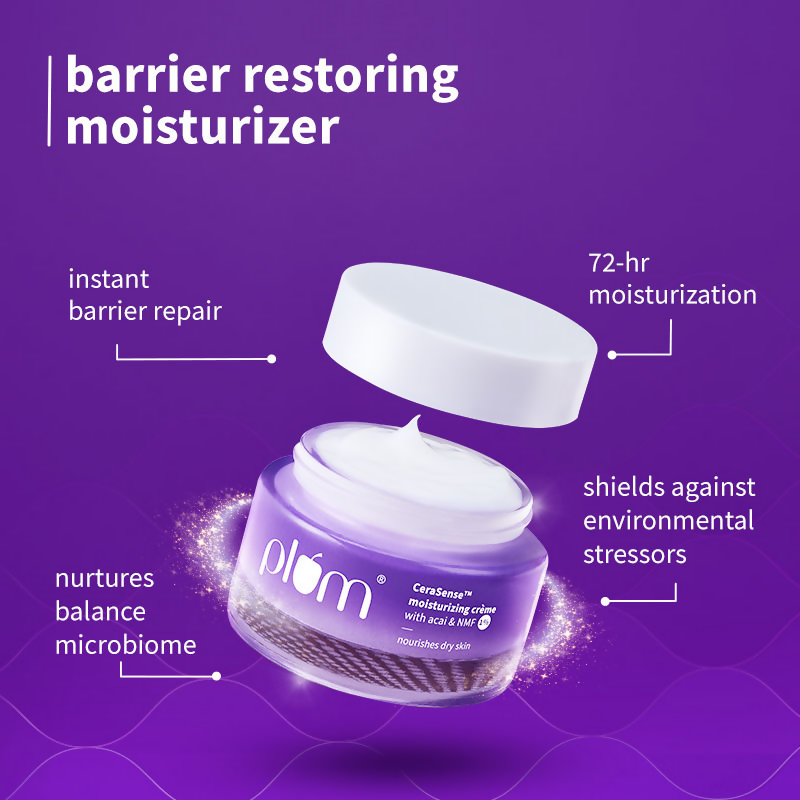 Plum CeraSenseTM Moisturizing Creme For Instant Barrier Repair & 72 Hour moisturization - Swadesiicart