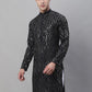 Sojanya Sequined Mandarin Collar Pure Cotton Kurta | Swadesiicart
