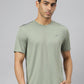 Alcis Men Drytech+ Anti-Static Slim-Fit Round Neck Running T-Shirt | Swadesiicart