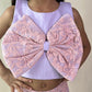 ArthLife Lavender And Pink Bow Co-Ord Set - Swadesiicart