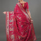 Mitera Woven Design Zari Silk Blend Banarasi Saree | Swadesiicart