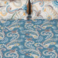 Story@home Blue & Cream-Coloured Ethnic Motifs 180 TC Queen Bedsheet With 2 Pillow Covers - Swadesiicart
