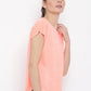 MKH Women Orange Dri-FIT Sports T-shirt - Swadesiicart