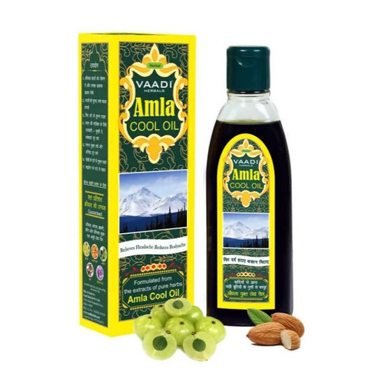 Vaadi Herbals Amla Cool Oil with Brahmi and Amla Extract - Swadesiicart