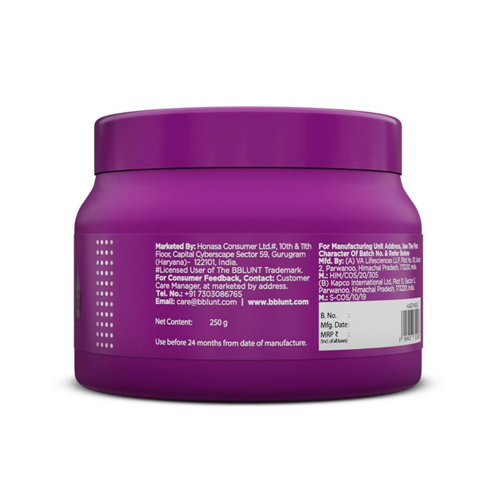 BBlunt Hair Fall Control Hair Mask With Pea Protein & Caffeine - Limited Time Offer - Swadesiicart
