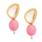 Ruby Raang Pink Kundan Studs | Swadesiicart