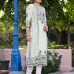 Juniper Women's Green Rayon Staple Kalamkari Floral Placement Printed Kurta | Swadesiicart