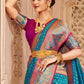 Shree Shyam Fashion Silk Blend Blue Saree