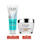 Olay Vitamin C Kit For 2x Glow - Cream With Free Cleanser - Swadesiicart
