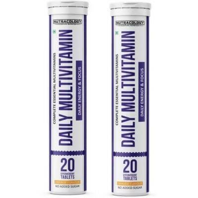 Nutracology Daily Multivitamin Effervescent Tablets With Vitamins & Minerals For Men & Women | Swadesiicart