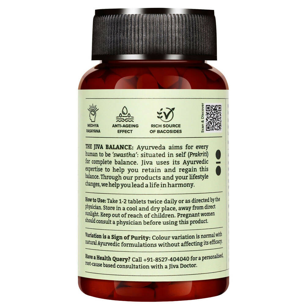 Jiva Ayurveda Brahmi Tablets - Swadesiicart