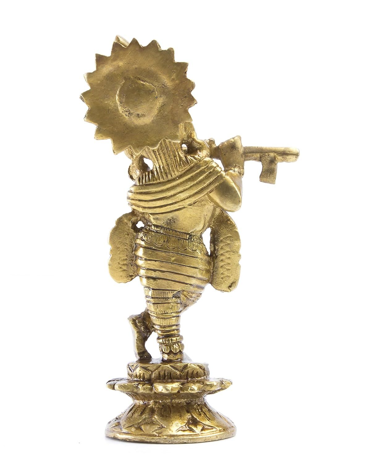 Mohan Joder Beautiful Elegant Brass Lord Krishna Statue - Swadesiicart