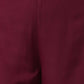 FIORRA Women's Purple Poly Crepe A-Line Kurta Pant With Dupatta - Swadesiicart