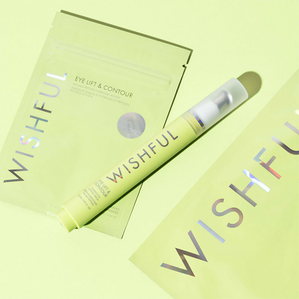 Wishful By Huda Beauty Eye Lift & Contour 1% Bakuchiol & Peptide Serum Refill - Korean Skincare | Swadesiicart