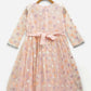 Ahalyaa Pink Net Glitter Print kids Dress For Girls | Swadesiicart
