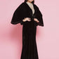 Women Republic Black Velvet Embellished Gown | Swadesiicart