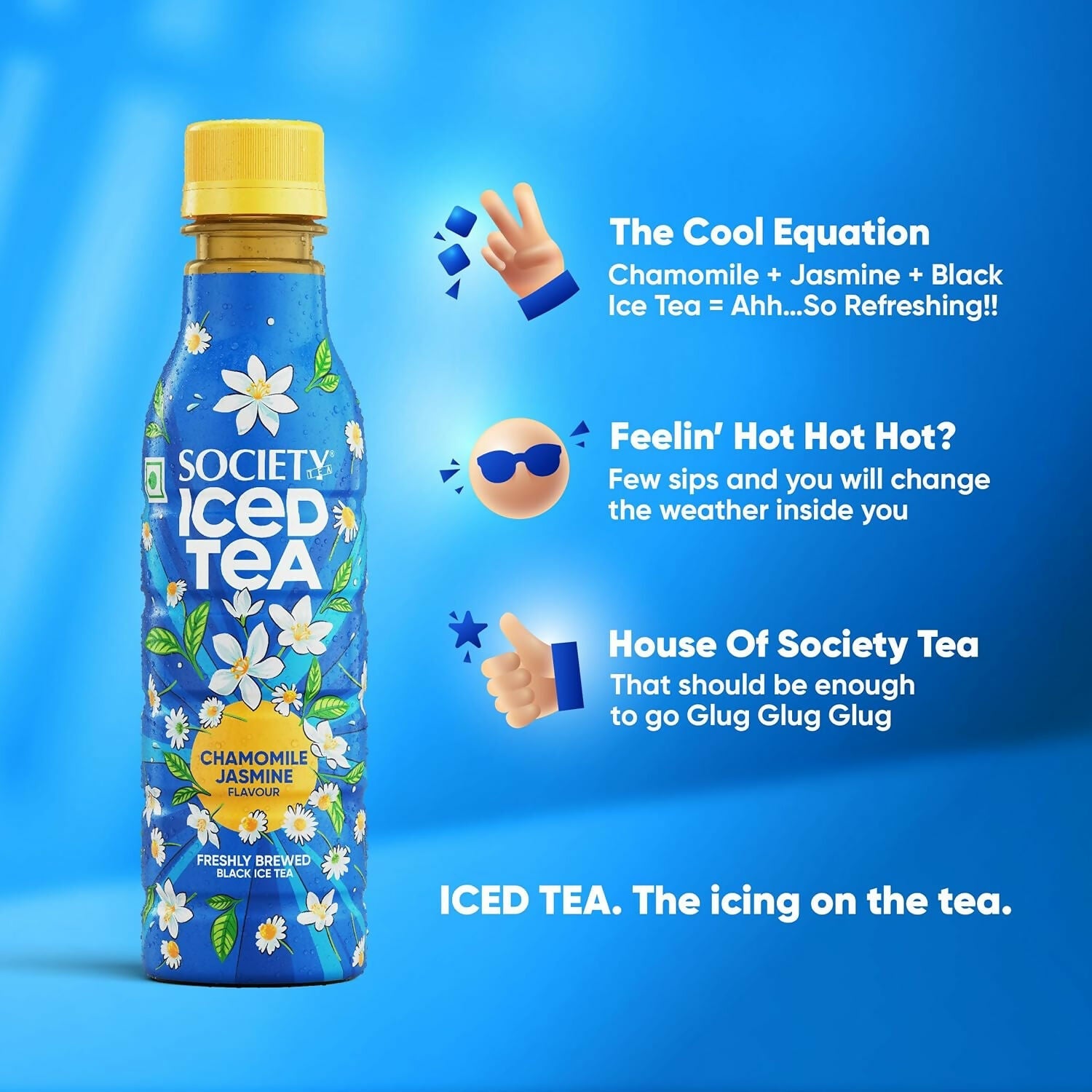 Society Iced Tea Bottle-Chamomile Jasmine | Swadesiicart